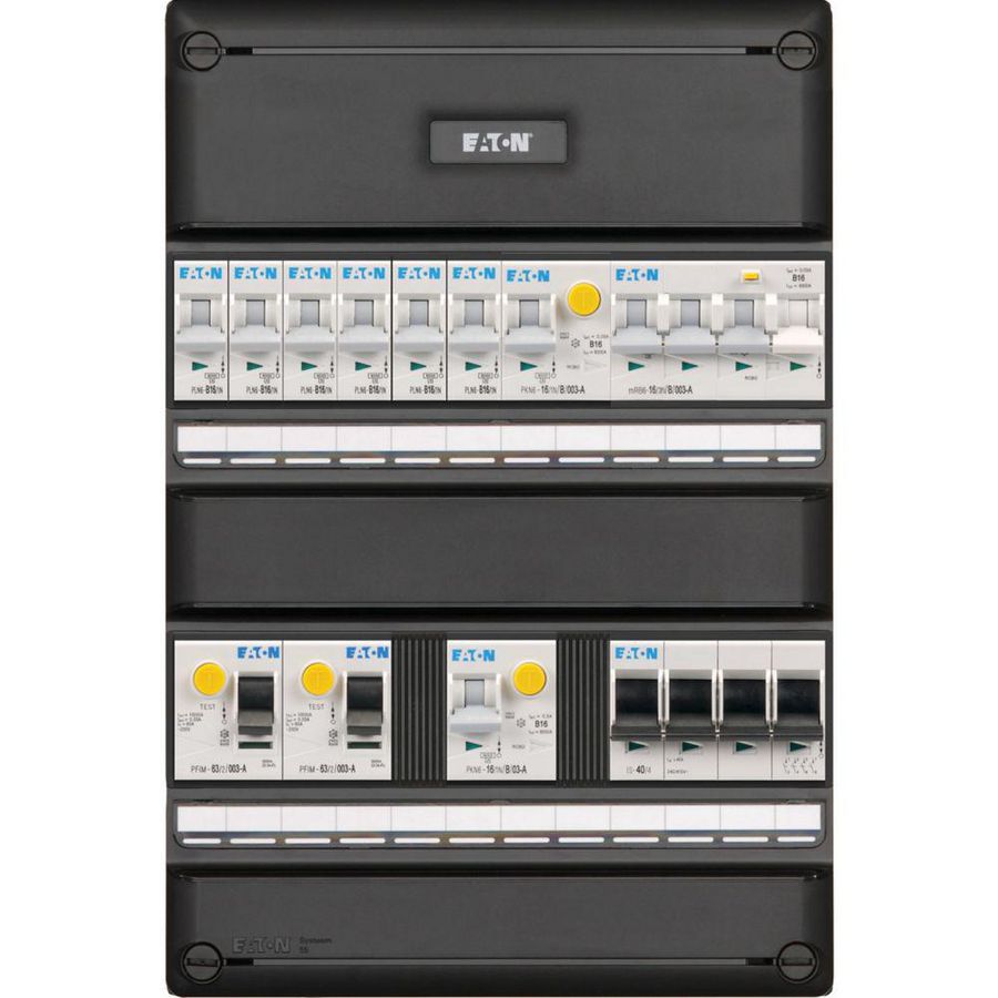 S55 PV ready FLEX, 3f, Inst.aut. 6 gr 2 ALS 63A 2p K PV A HS 64 Eaton