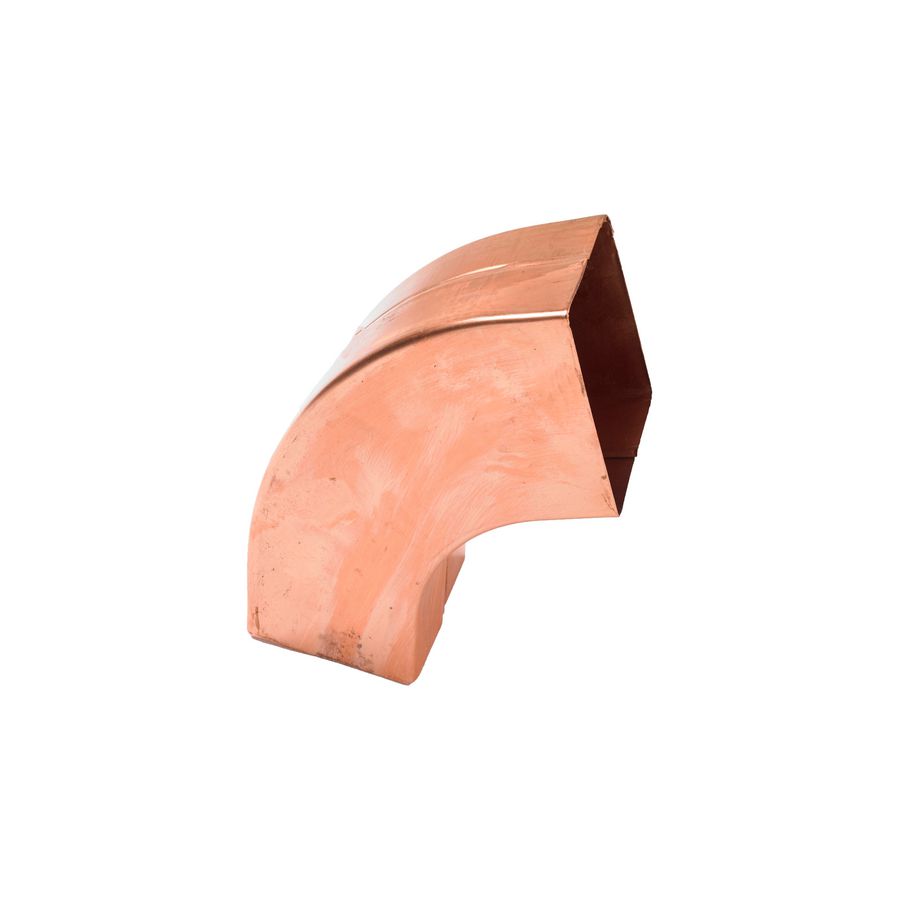 Koperen HWA bocht vierkant 72° 80x80mm