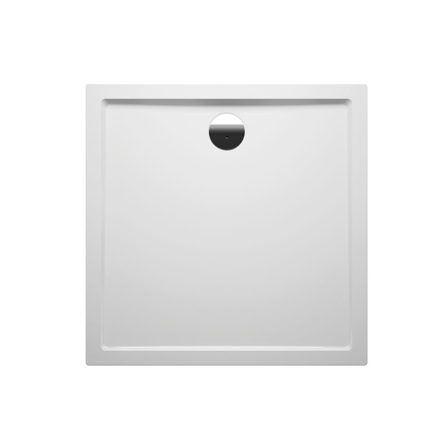Douchebak SION 100x100cm acryl wit randhoogte 4,5cm glans excl. pootset