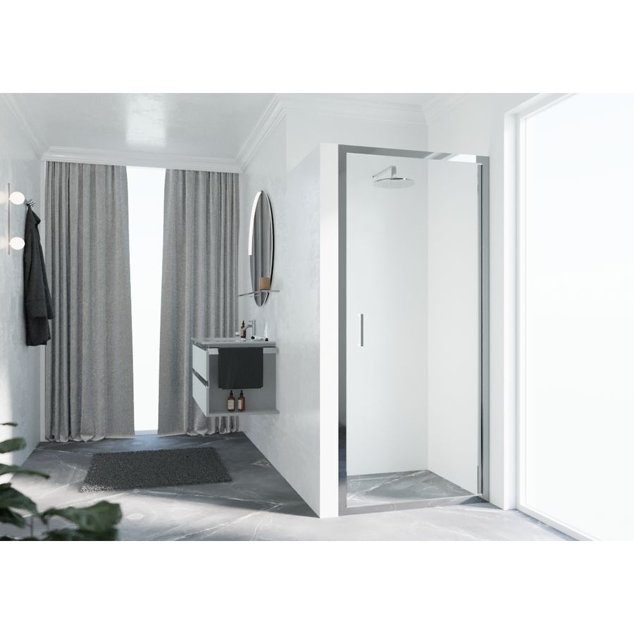 Draaideur Zephyros 2.0 96 verst.96-102cm helder glas chroom