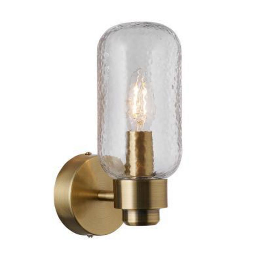 Badverlichting (fitting E14 IP44) TUTAN messing excl. lamp