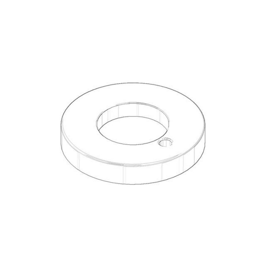 Rozet 59x27,5x9mm chr