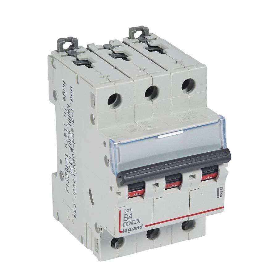 Installatieautomaat MCB DX³ 3-polig B-karakteristiek 4A 10000A