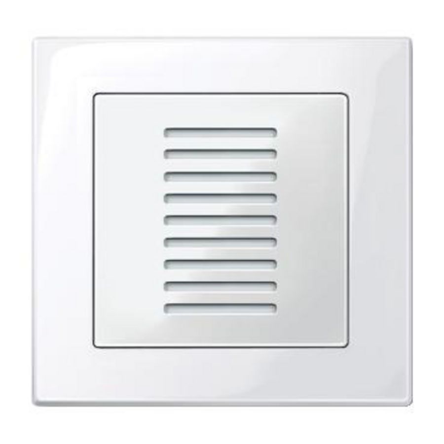 Temperatuurregelaar Polarwit Systeem M KNX