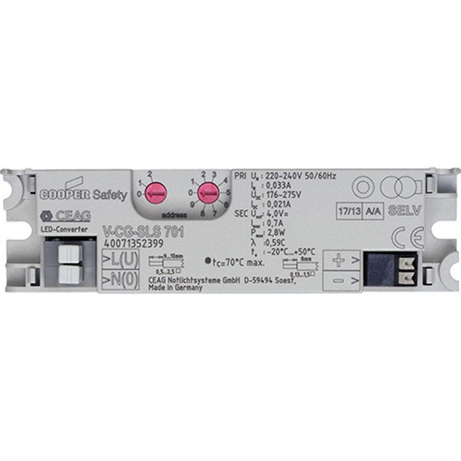 Adresseerbare CG-S LED driver, 700 mA, 1 LED (centrale systemen) Eaton Blessing