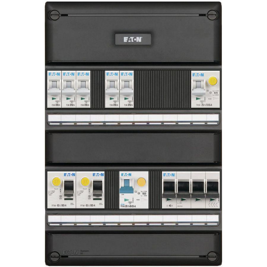 S55 PV ready FLEX, 1f / 3f, Inst.aut. 5 gr 2 ALS 63A 2p PV20 A HS 64 Eaton