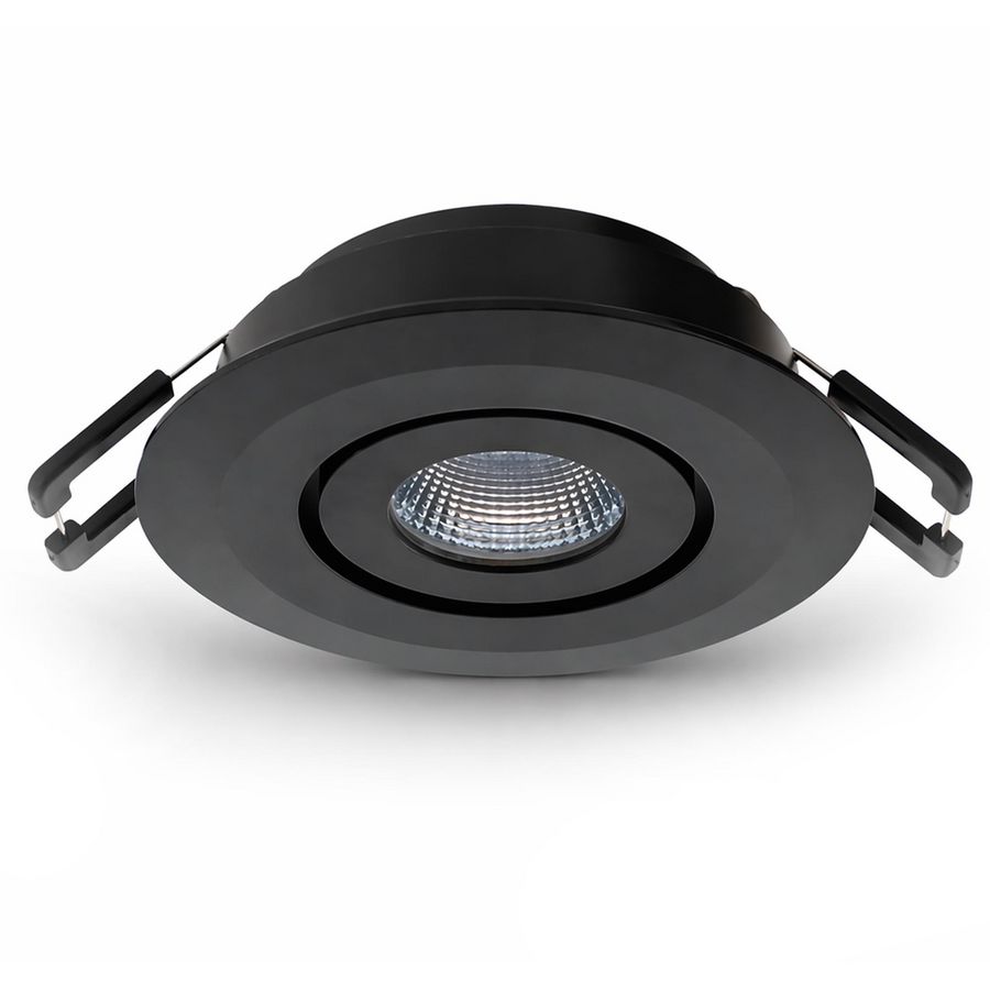 Ledspot richtbaar Zwart 3,1W 350mA 2700K Siena COB
