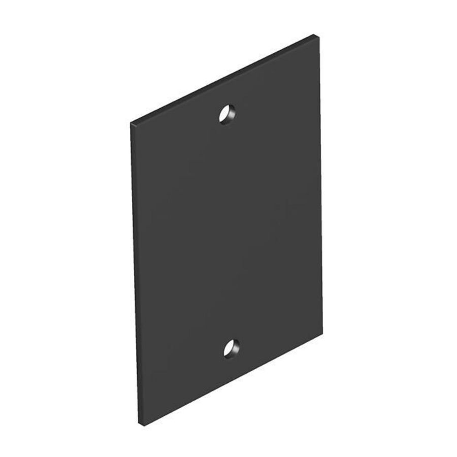 Afdekplaat zonder gatenpatroon voor T4B 55x77mm