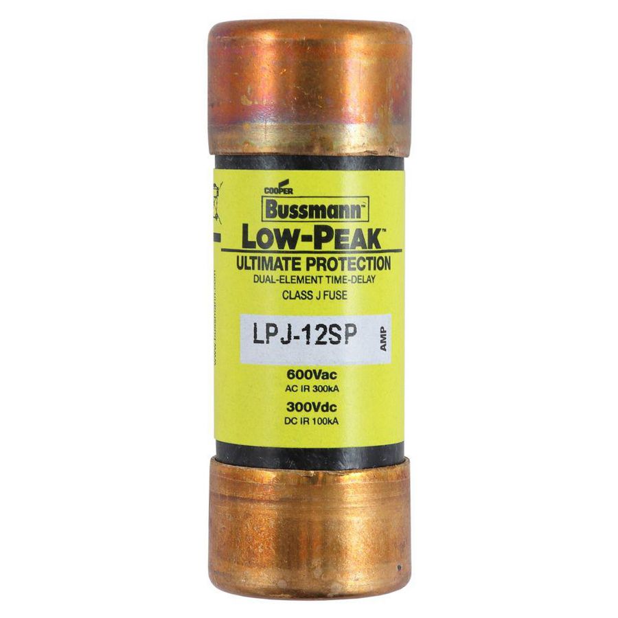 Zekering laagsp. 12A AC 600V 300kA 21x57 J UL tra VVE=10