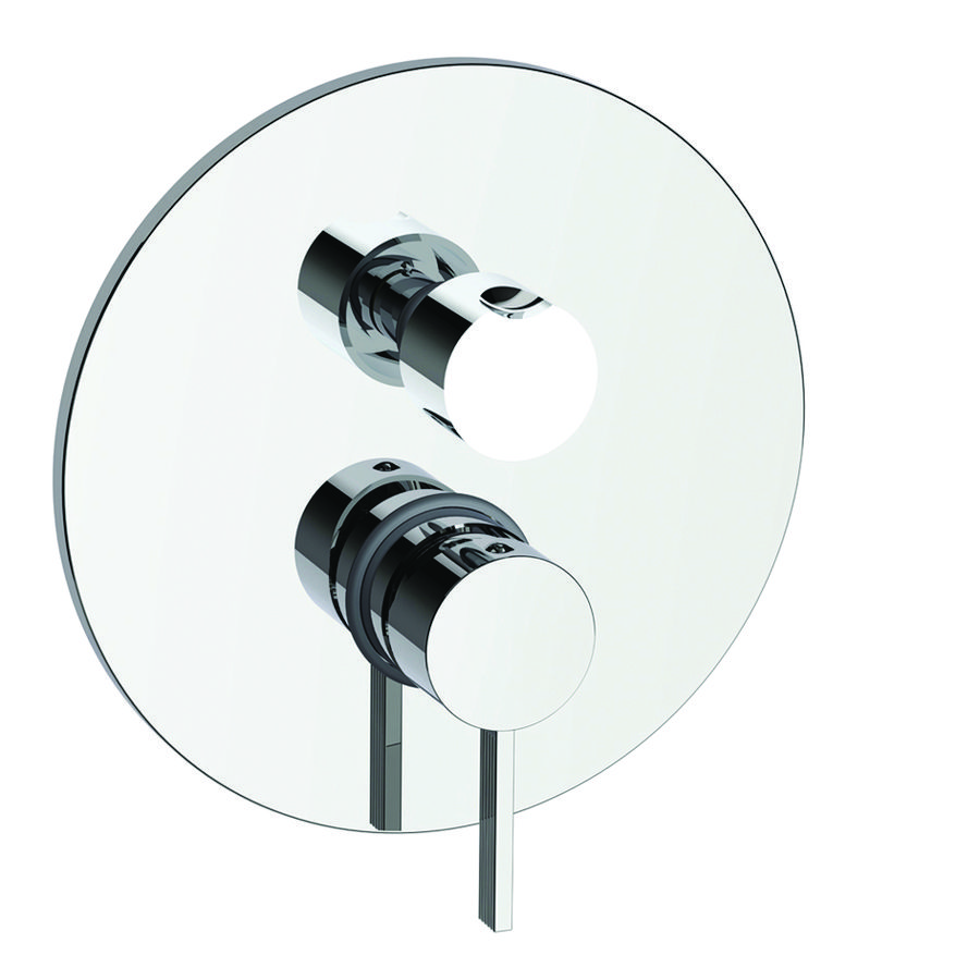 Inbouw douchemengkraan FOX  1/2” compleet omstelgreep 2 uitg. FOX018CR