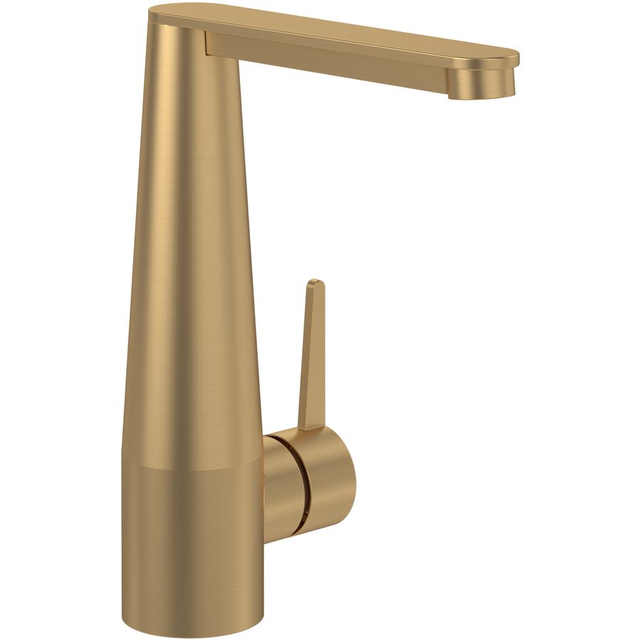 Eengreeps wastafelkraan Conum Brushed Gold TVW12700400076
