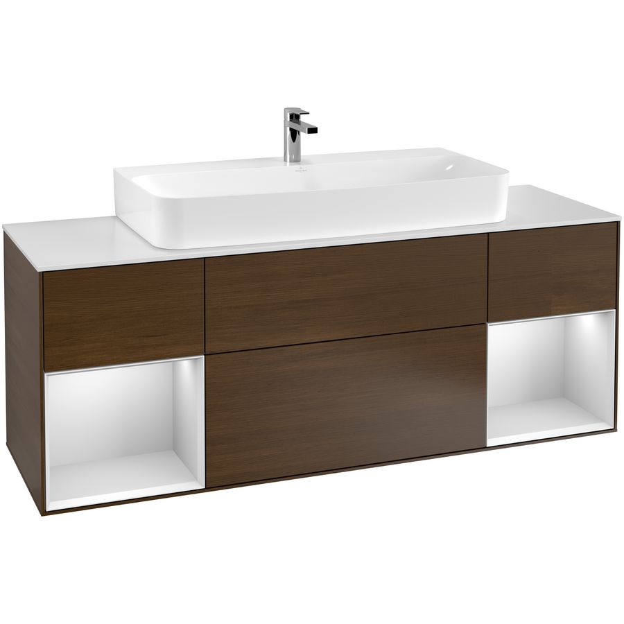 Wastafelonderkast Finion 1600x603x501mm W.Veneer G211MTGN