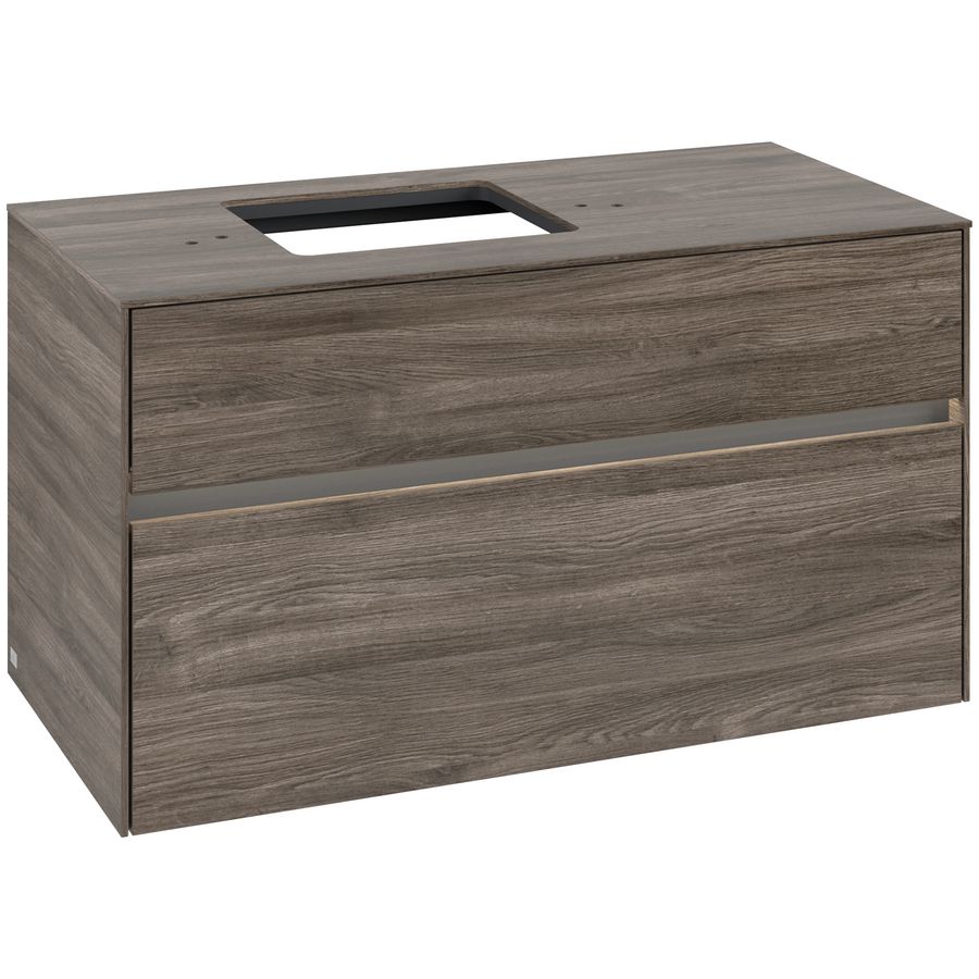 Wastafelonderkast Collaro 1000x548x500mm Sto.Oak C126B0RK