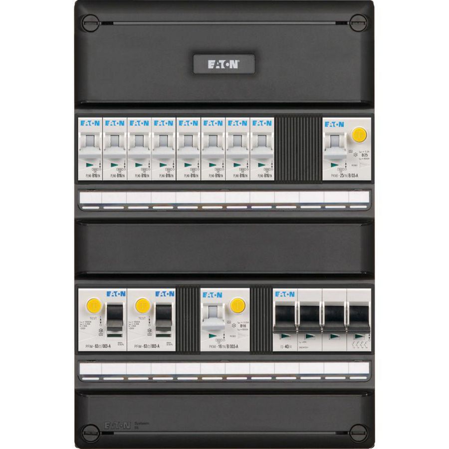 S55 PV ready, 1f / 3f, Inst.aut. 8 gr 2 ALS 63A 2p PV20 A HS 64 Eaton