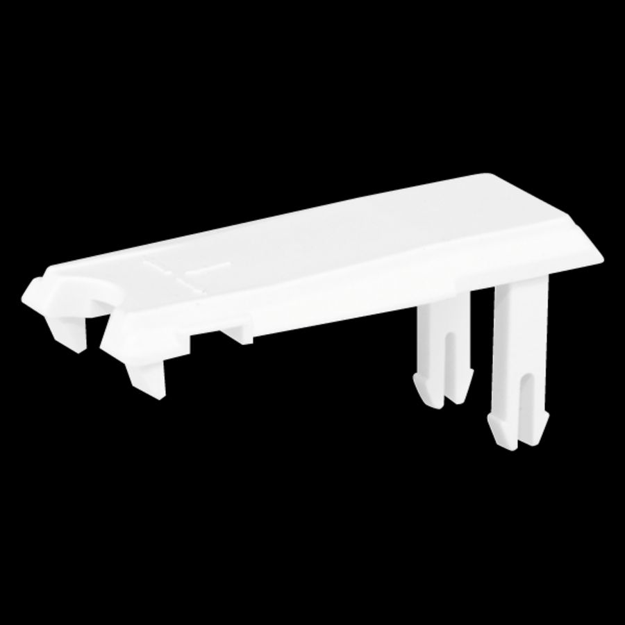 Vergrendeling tbv steker plat wit (AC166 VSF w) VVE=100