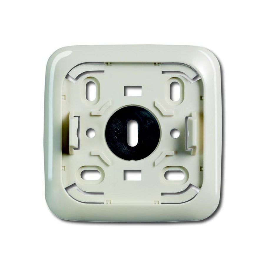 Montageplaat 1v opb AP creme