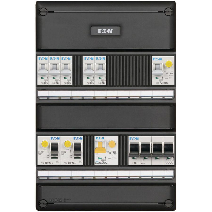 S55 PV ready FLEX, 1f / 3f, Inst.aut. 5 gr 2 ALS 63A 2p PV25 A HS 64 Eaton