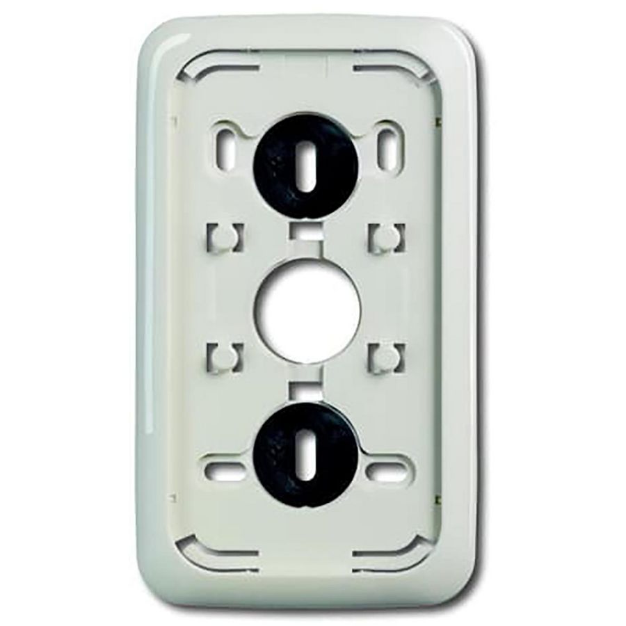 Montageplaat 2v combi opb AP creme