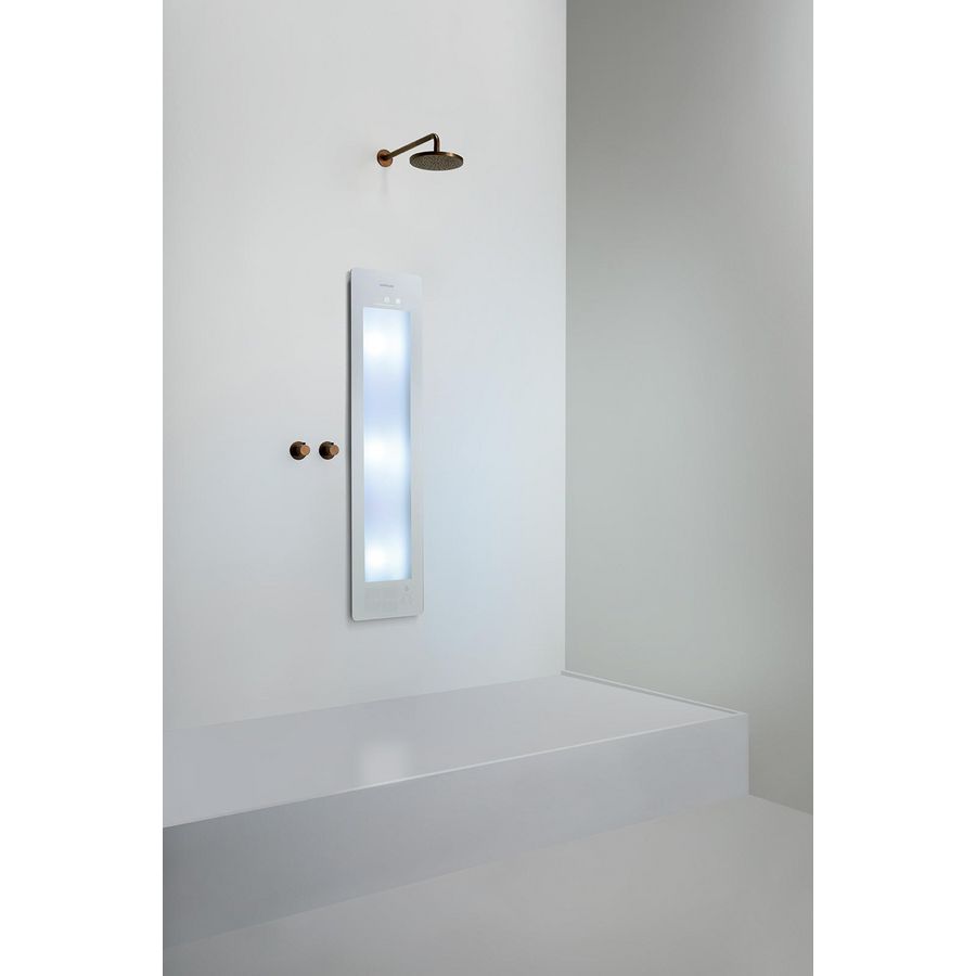 Sunshower ROUND inbouw/opbouw (excl. opbouwbeugel) PLUS/M medium 140x33cm White infrarood + UV-licht