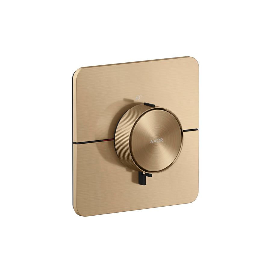 Thermafbouwdeel Highflow SoftSquare Brushed Bronze ShowerSelect ID