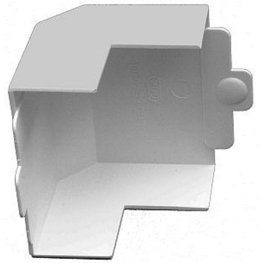 buitenhoek 130X60mm wit