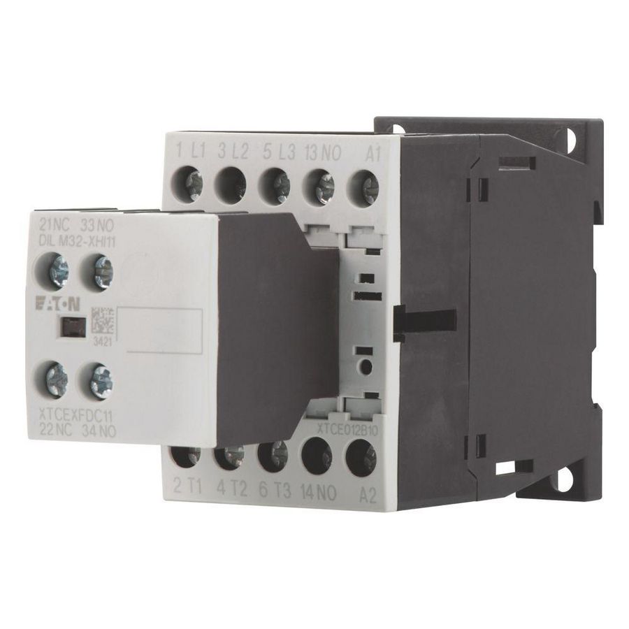 Magneetschakelaar DILM12-21(230V50HZ,240V60HZ) 5,5kW 2m 1v