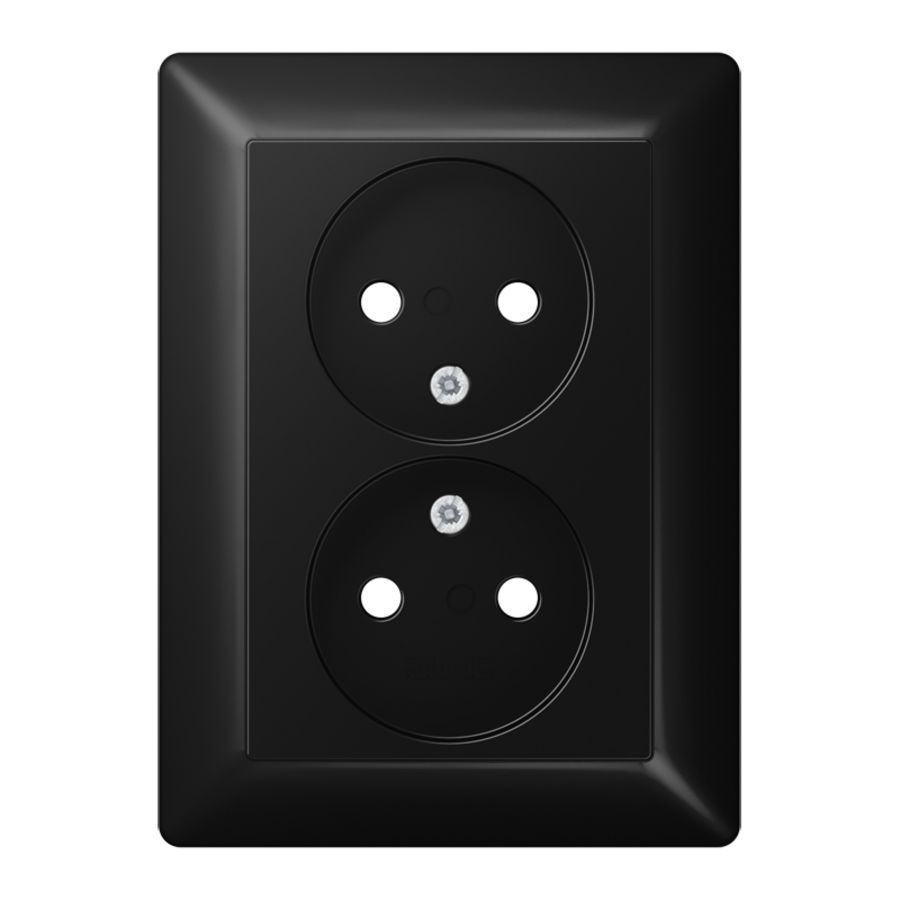 Afdekk. AS t.b.v. A5010 grafietzwart mat