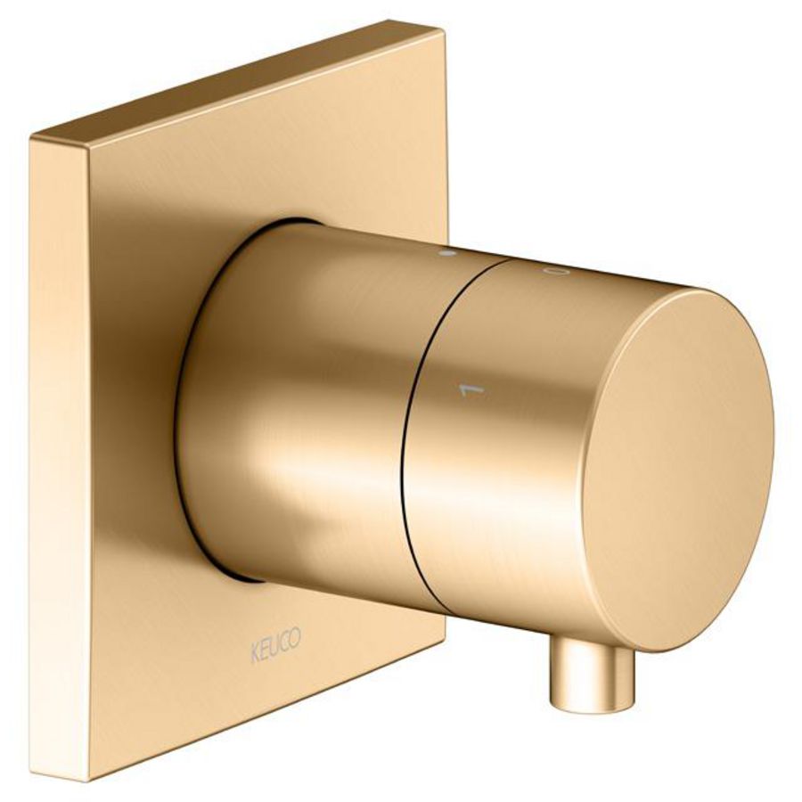 3-Weg stop-en omstelkr UP IXMO Comfort/ vierkant messing geb