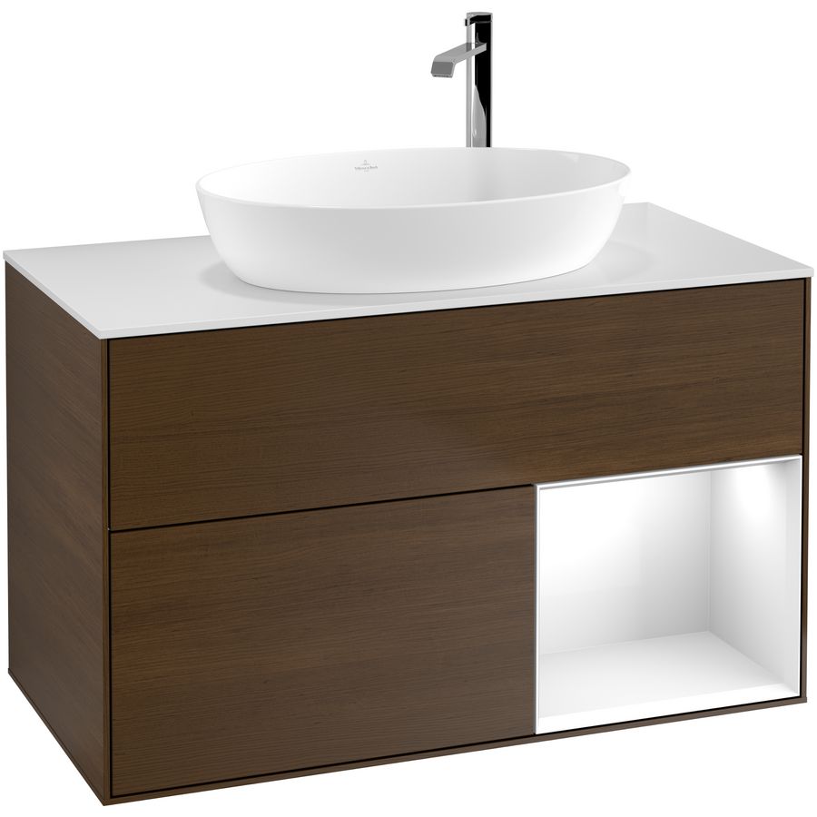 Wastafelonderkast Finion 1000x603x501mm W.Veneer G901GFGN
