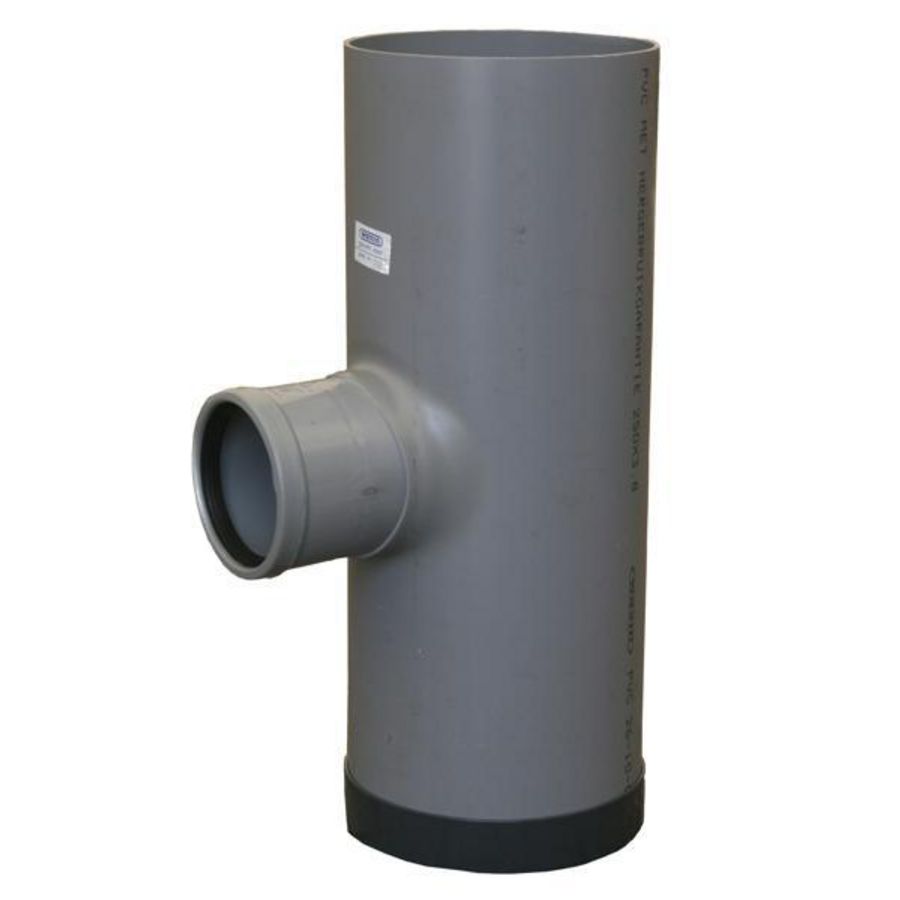 PVC onderbak tegelpad 250x125 H=650mm grijs