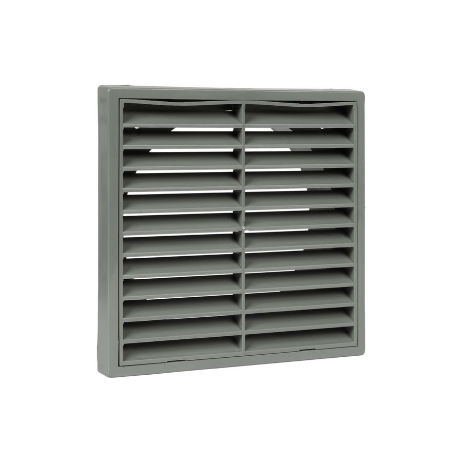 Ventilatierooster vlak Ø150mm grijs
