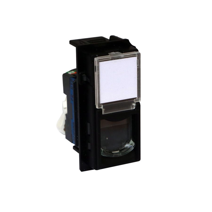 Contactdoos RJ45 UTP Cat. 6 zwart LivingNow