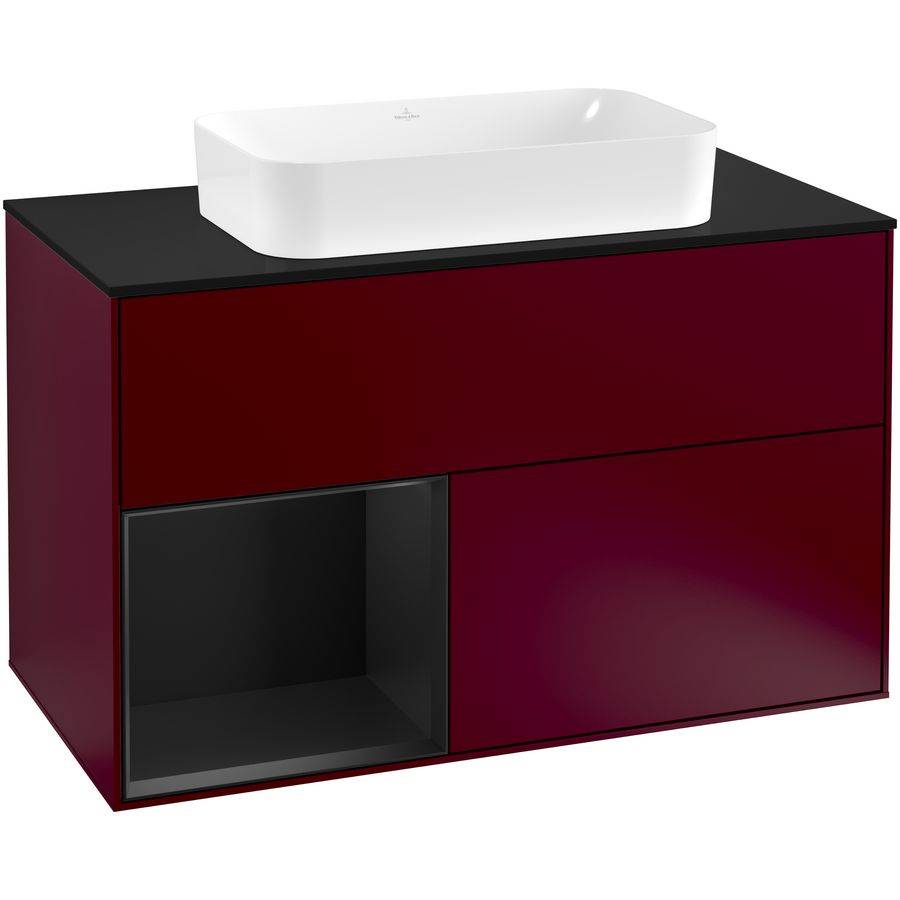 Wastafelonderkast Finion 1000x603x501mm Peony Matt Lacquer G242PDHB
