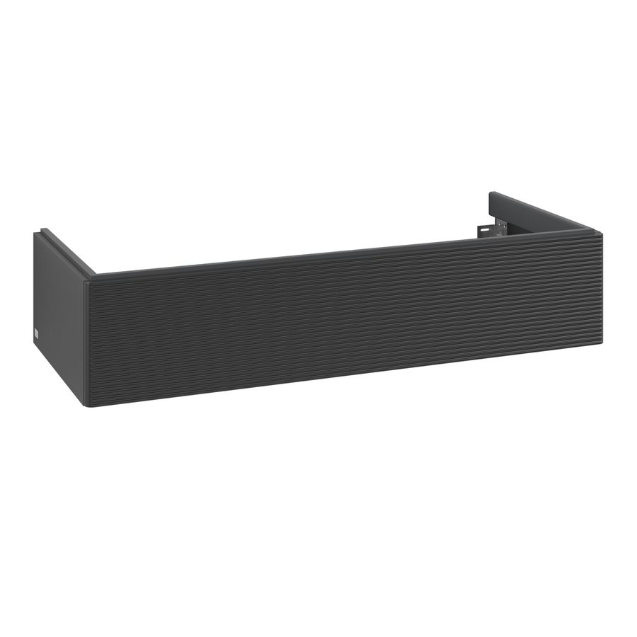 Wastafelonderkast Antao 1188x256x493mm Black Matt Lacquer K03100PD