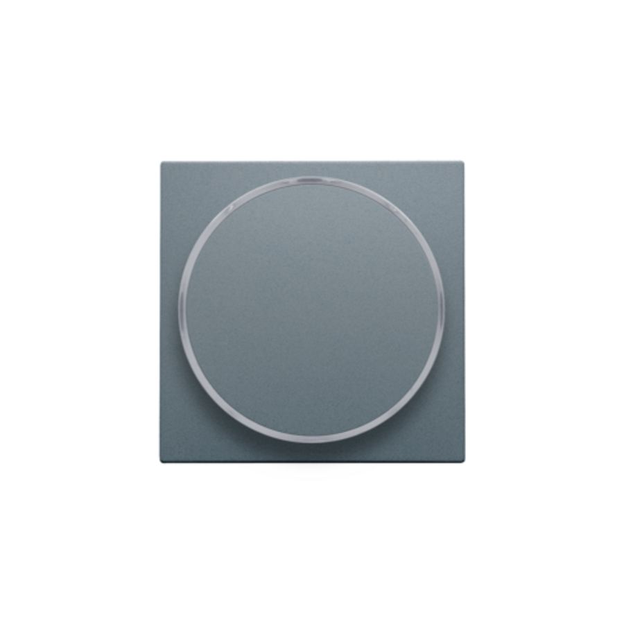 Afwerkingsset doorschijnende ring z. symbool 6A blue grey