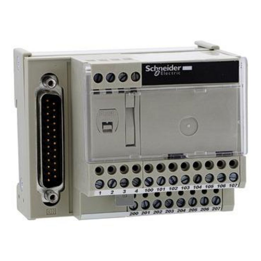 Aansluitmodule verdeling 4 analoge uit Advantys