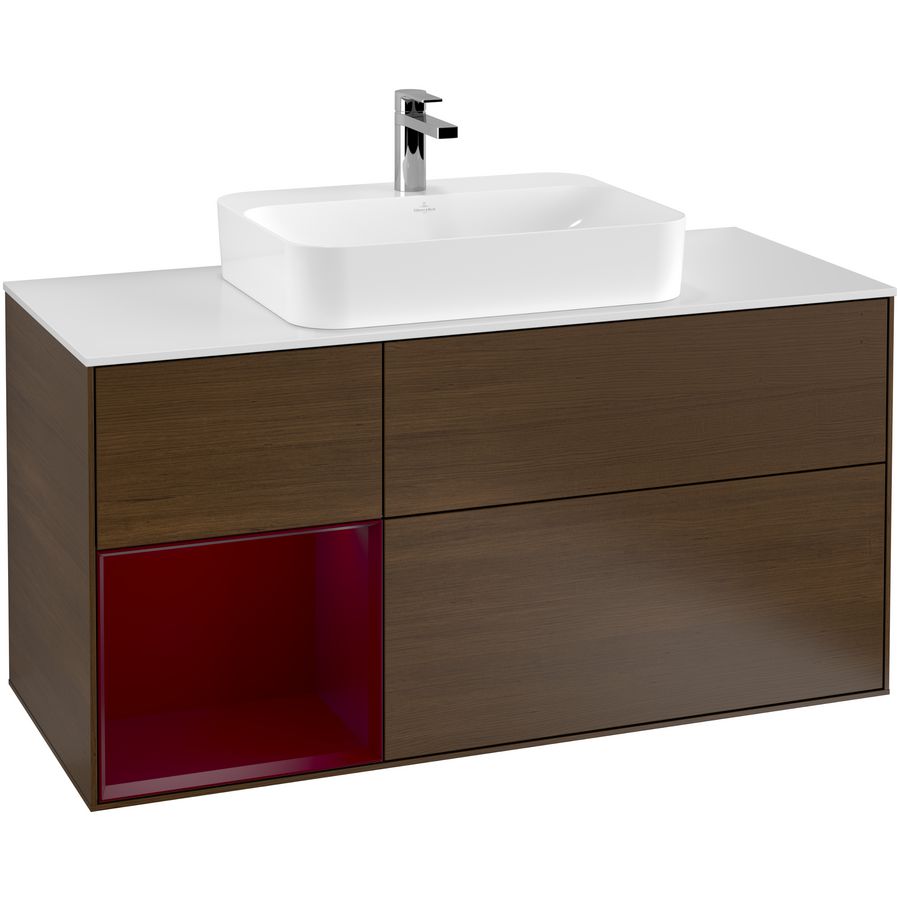 Wastafelonderkast Finion 1200x603x501mm W.Veneer G411HBGN