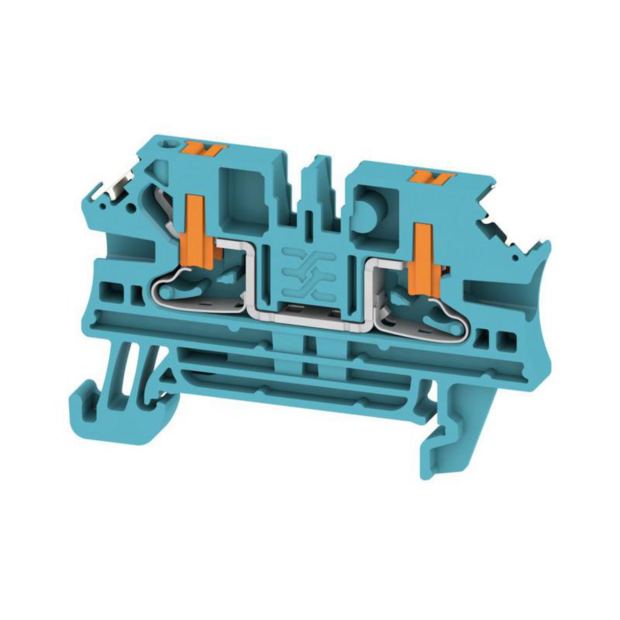 Doorvoerklem PUSH IN blauw 2,5mm2 3010210000 VVE=100
