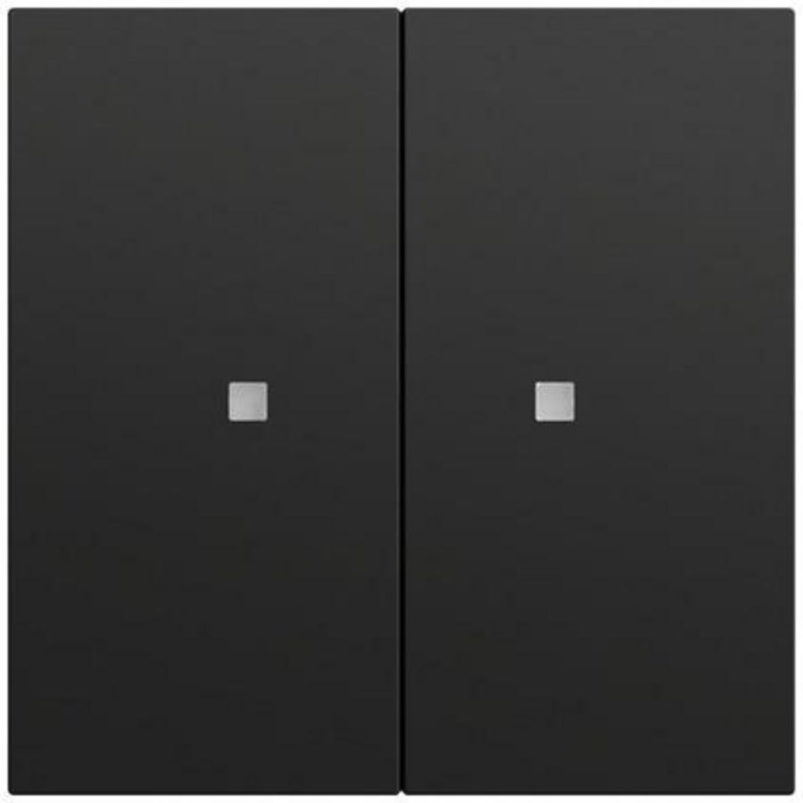 Drukc. wip 2-v OneKNX System 70 zwart m(gel.)