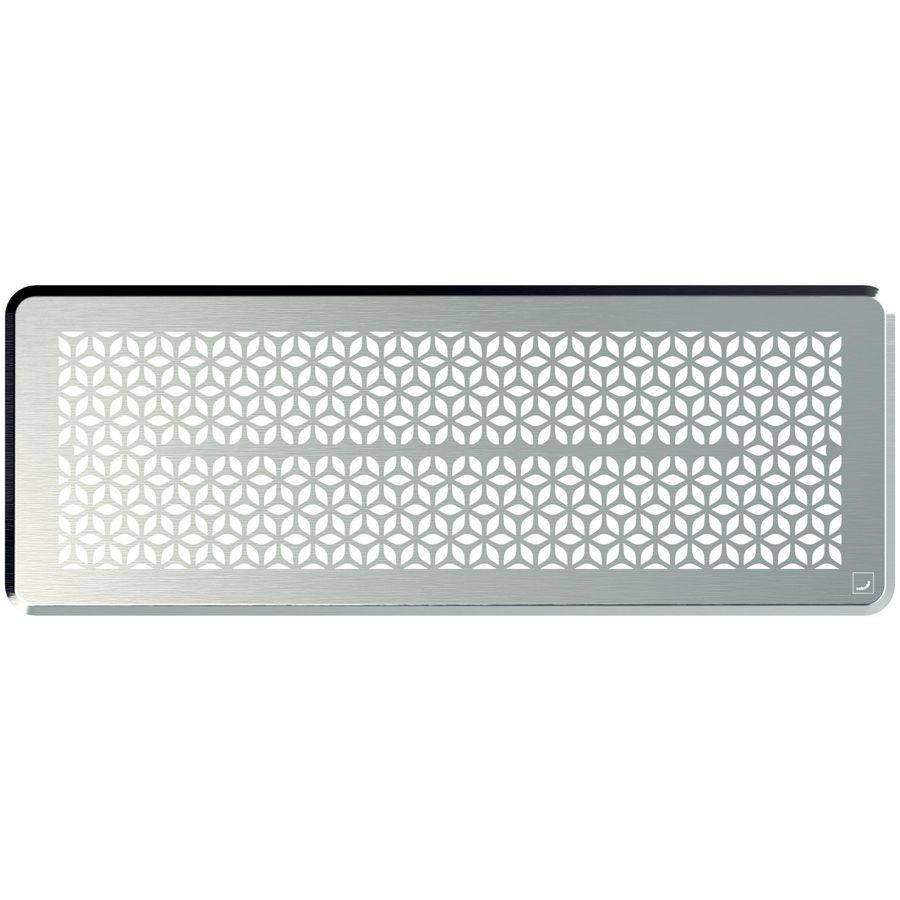 Rooster ComfoGrid Bologna CLD 3xØ90 - 430x160 mm (max. 130 m³/h), RVS (incl. filter)