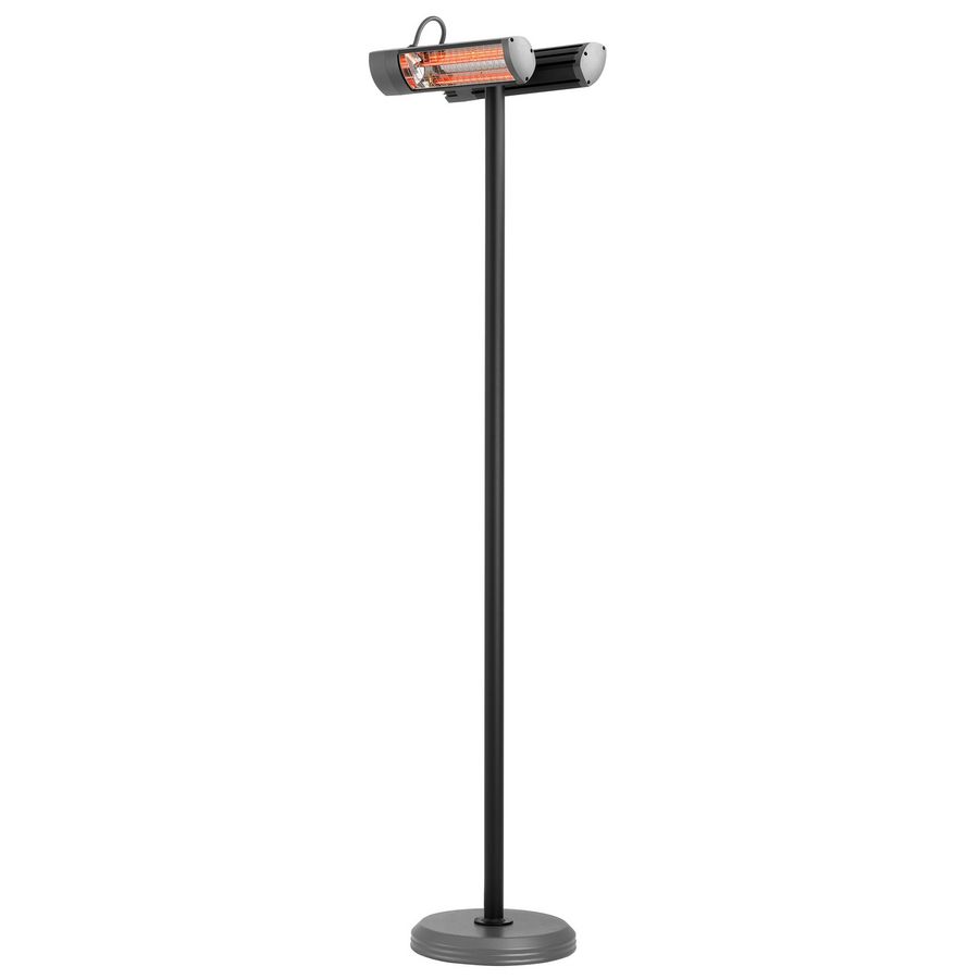 EXO STATIEF staande terrasverwarmer 2x 1400W Antraciet 7016