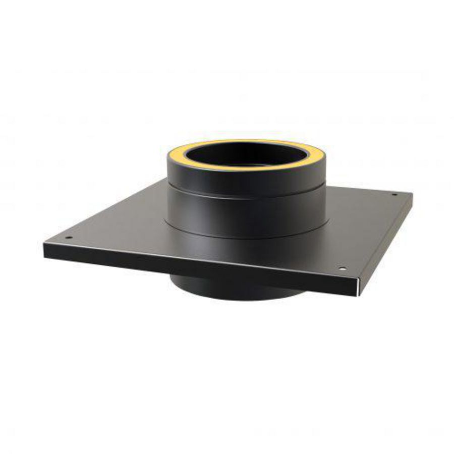 DW Ø125mm Console plaat zwart