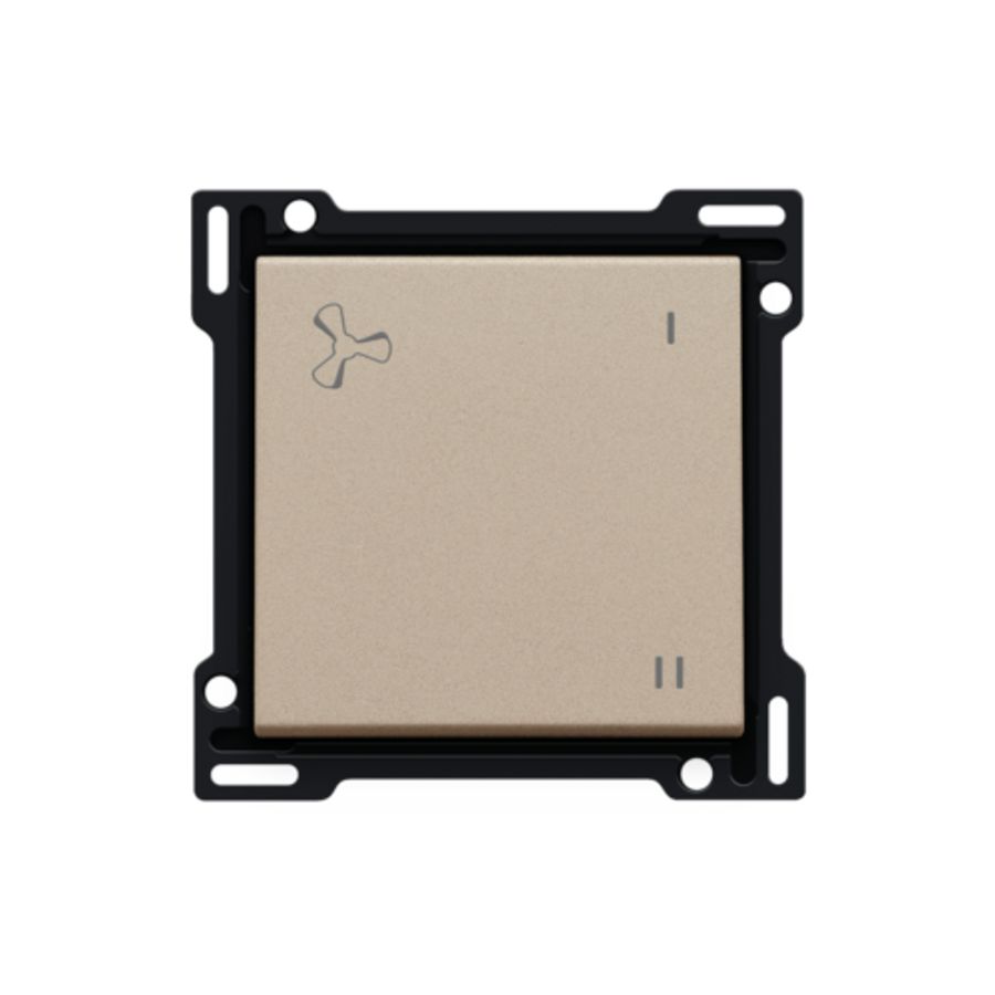 Afwerkingsset mechanisch gecontr. ventilatiebed. champagne