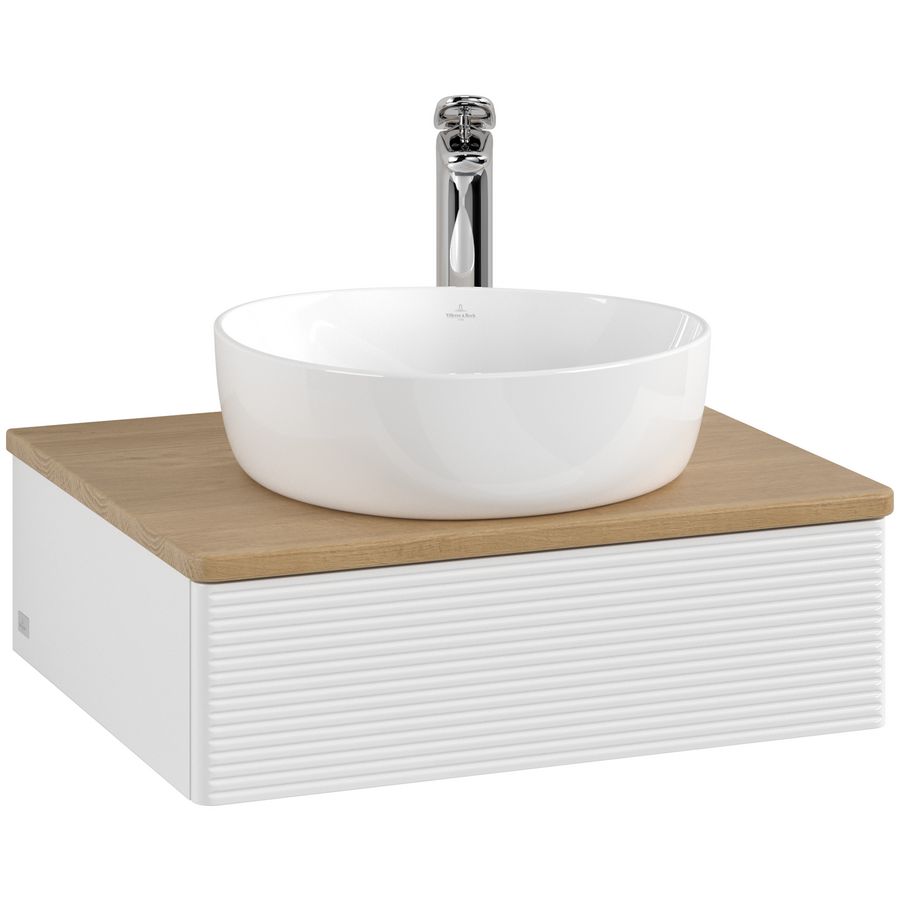 Wastafelonderkast Antao 600x190x500mm G.White.L K07151GF