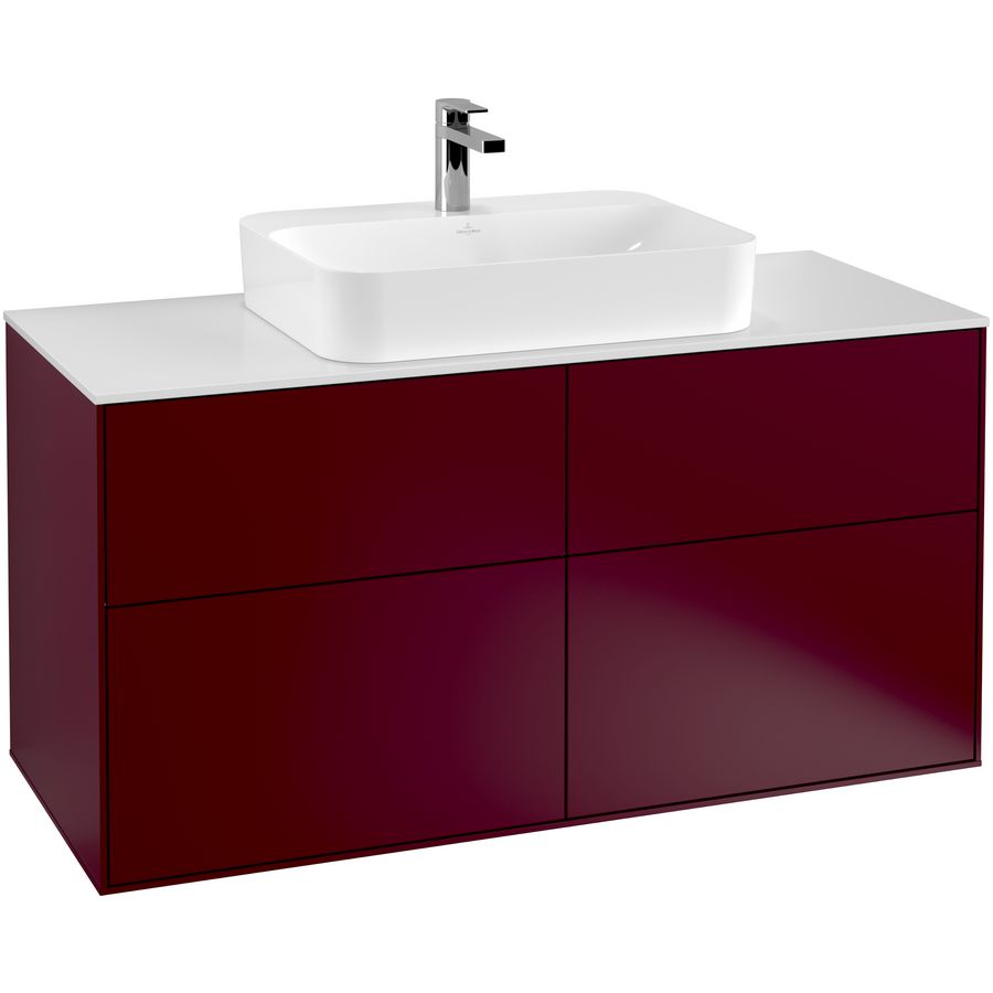 Wastafelonderkast Finion 1200x603x501mm Peony Matt Lacquer G38100HB