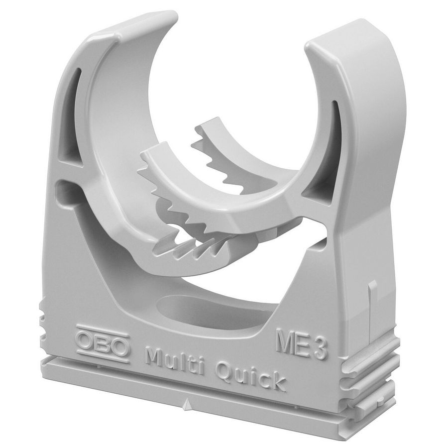 Kabelbuisklem Multi-Q koppelbaar 25-32mm Polyamide lichtgrijs RAL7035 VVE=50