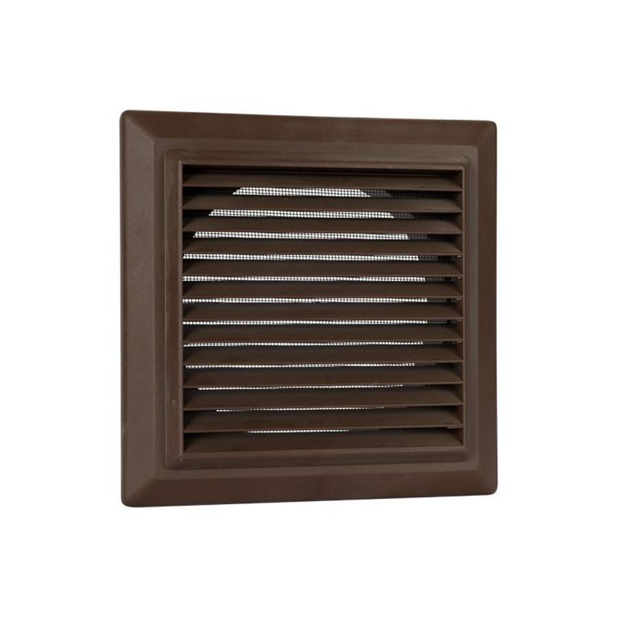Ventilatierooster De Luxe Ø150mm bruin