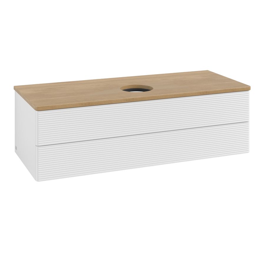Wastafelonderkast Antao 1200x360x500mm G.White.L K21111GF