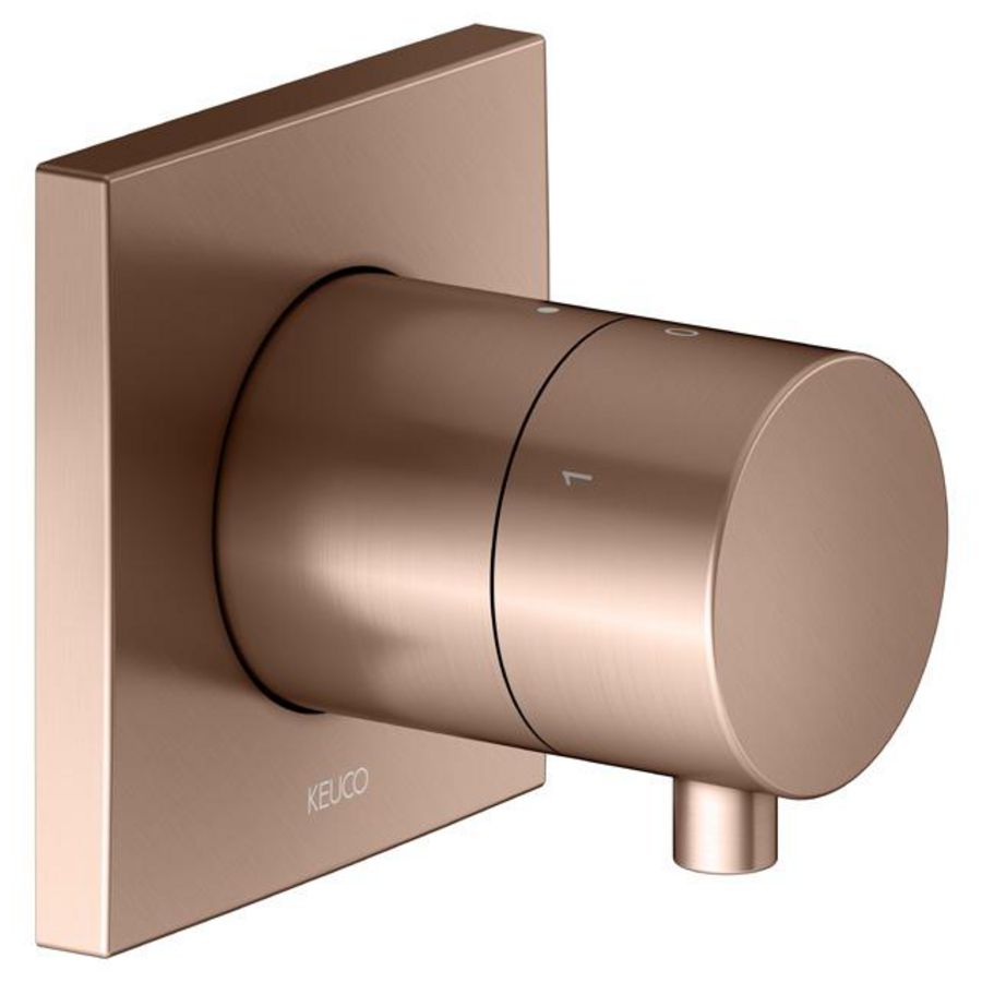 3-Weg stop-en omstelkr/UP/ IXMO Comfort/ vierkant rood goud