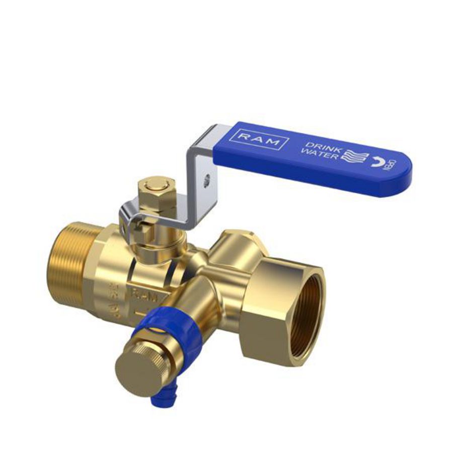 Kogelkraan S28 3/4"bt.x3/4wartel aftap VVE=6